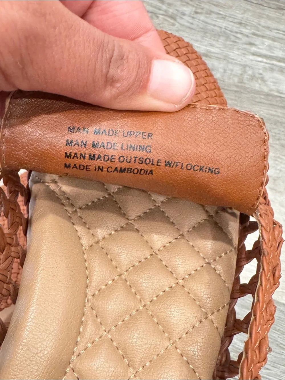 Birdies The Starling Tan Woven Loafers Flat Shoes Women's 7 Comfort Minimalist